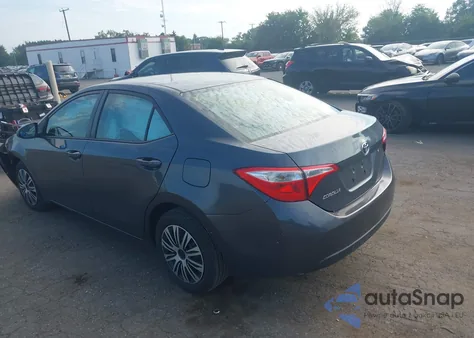 2015 Toyota Corolla L из США, поврежденный, VIN 2T1BURHE0FC390081